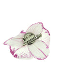 Orchid Flower on Concord Clip & Brooch Hair Pin