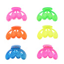 7.5cm Neon Shaped Hair Claw Clips