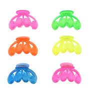 7.5cm Assorted Neon Shaped Clamps