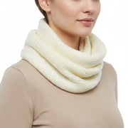 Warm Knitted Lurex & Sequin Women's Loop Scarf/Snood/Cowl
