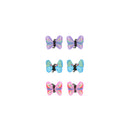 Set of 6 Pastel Butterfly Hair Clips