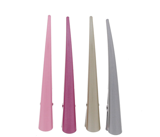 Assorted Matte Finish Beak/ Concord Hair Clips