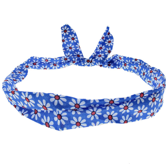 Assorted Daisy Print Wire Headbands