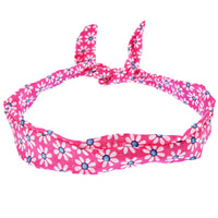 Assorted Daisy Print Wire Headbands