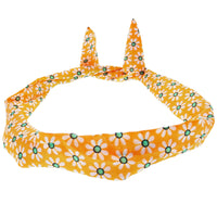 Assorted Daisy Print Wire Headbands