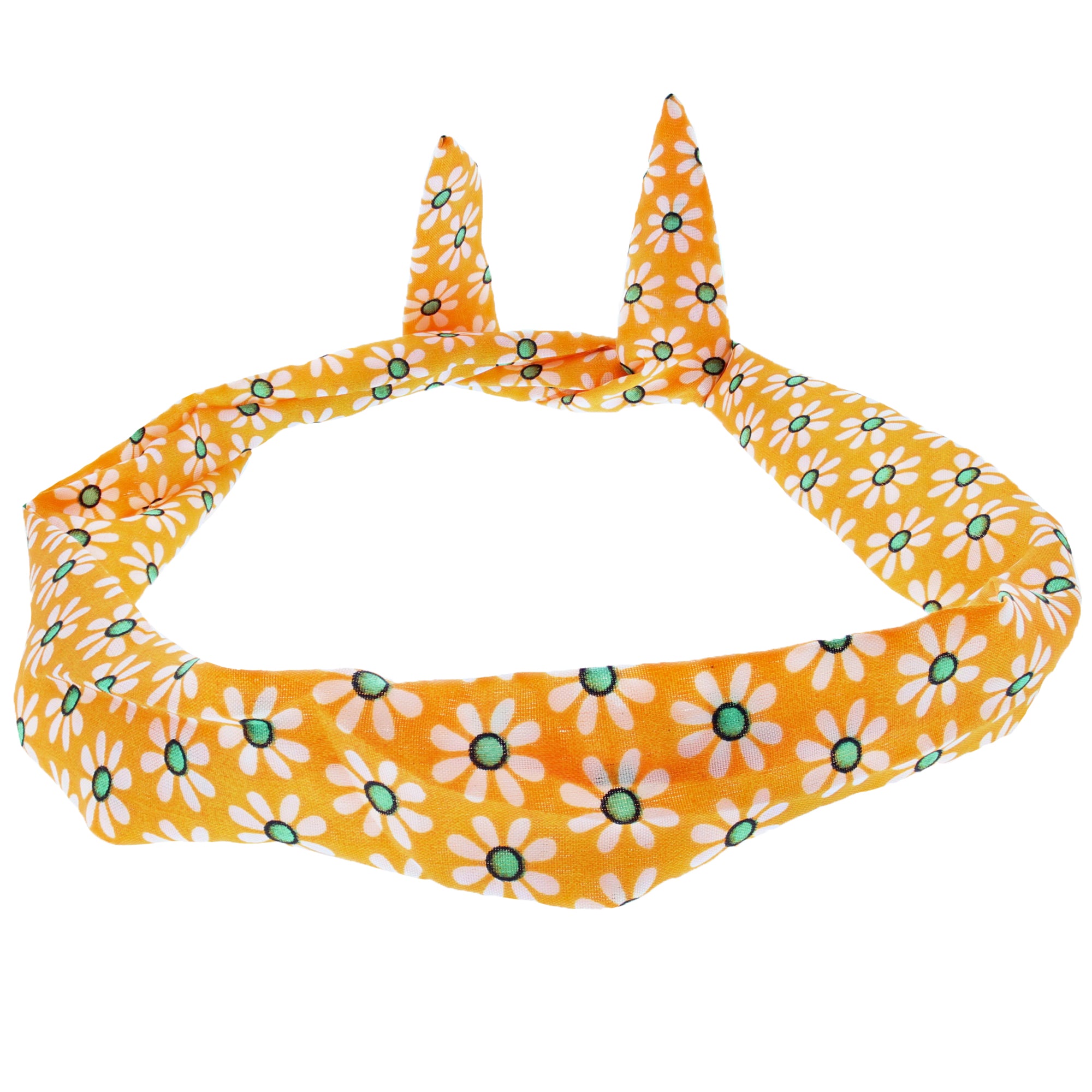 Assorted Daisy Print Wire Headbands