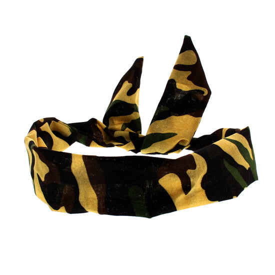 Camouflage Print Wire Headband