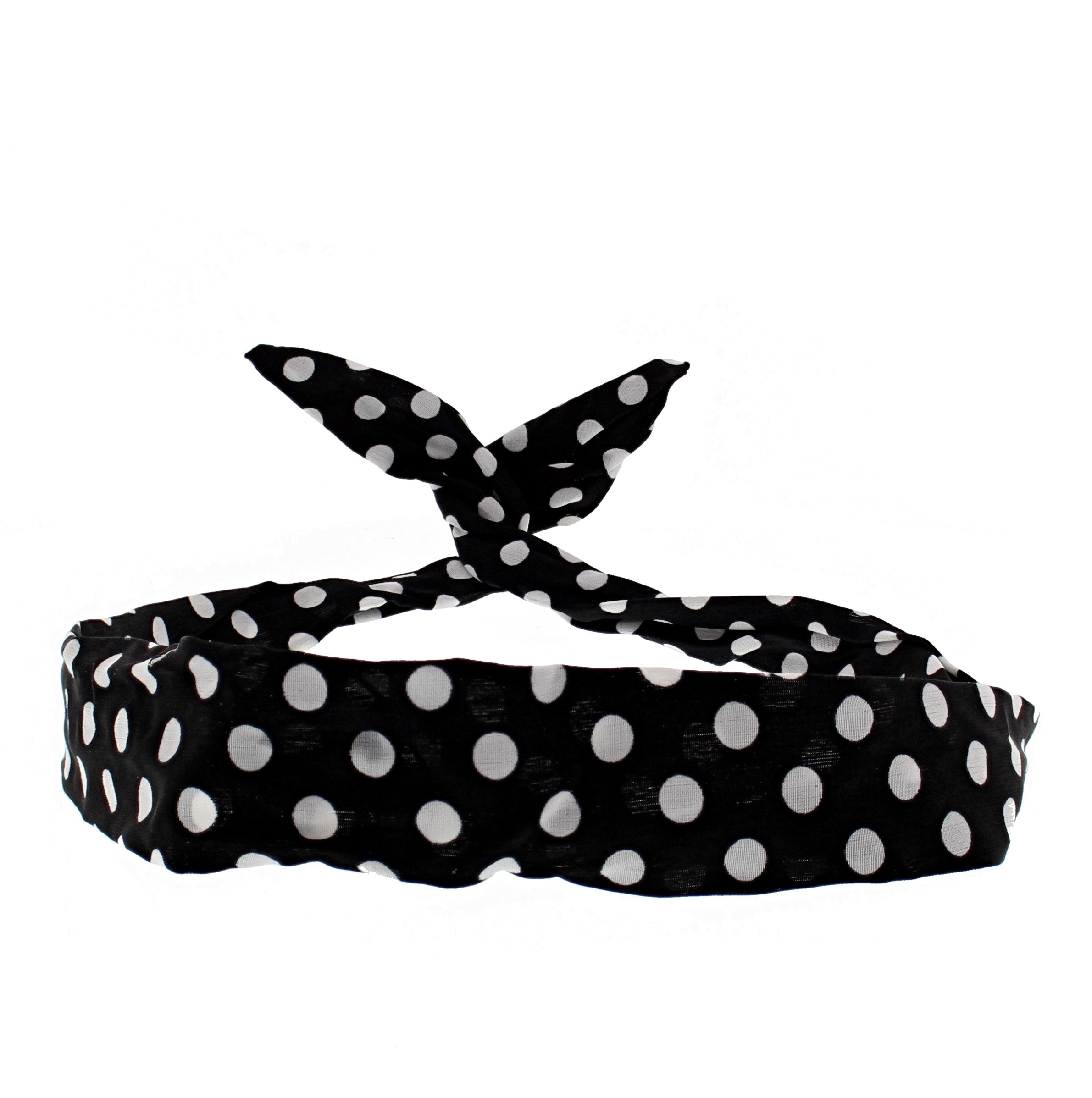 Polka Dot Wire Headband