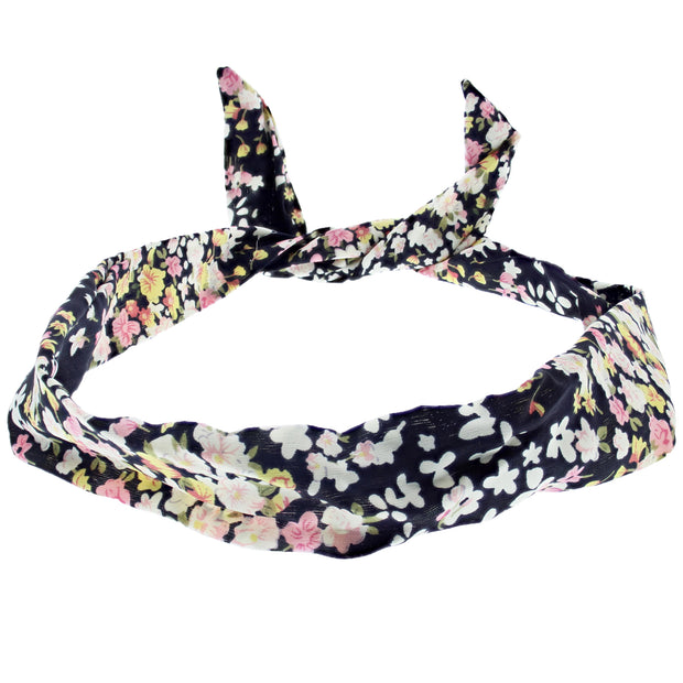 Floral Print Wire Headband