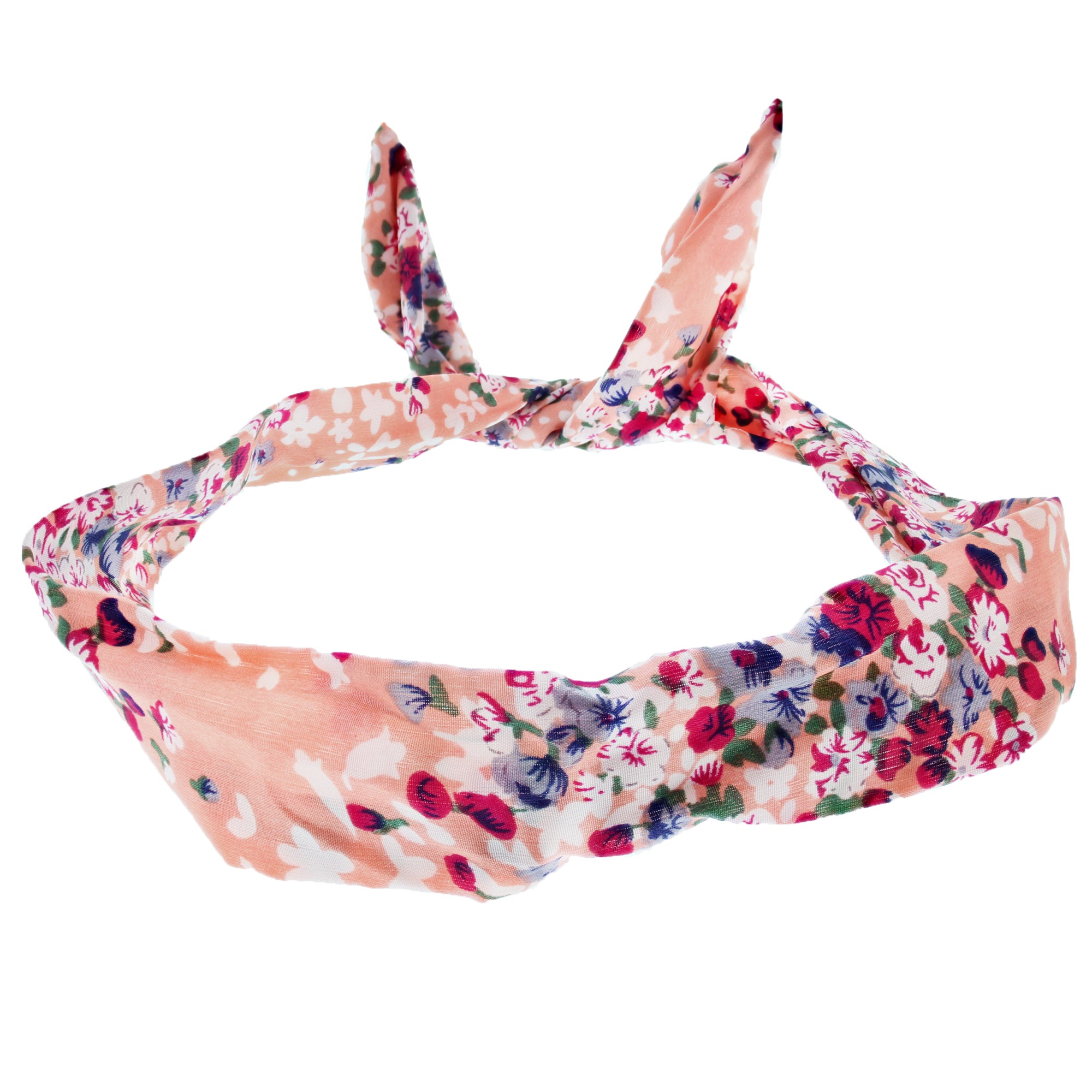 Floral Print Wire Headband