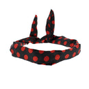Satin Polka Dot Wire Headband