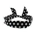 Satin Polka Dot Wire Headband