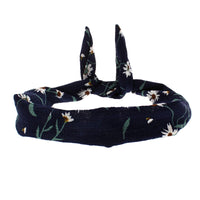 Sunflower Print Wire Headband