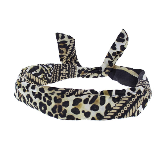Leopard & Zebra Print with Pattern Wire Headband