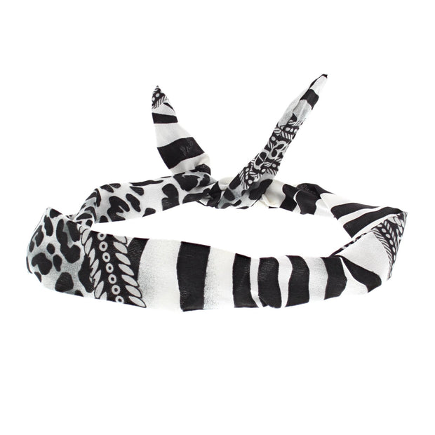 Leopard & Zebra Print with Pattern Wire Headband