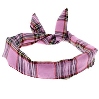 Tartan Print Wire Headband