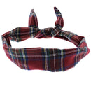 Tartan Print Wire Headband