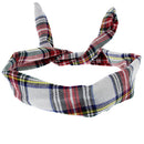 Tartan Print Wire Headband