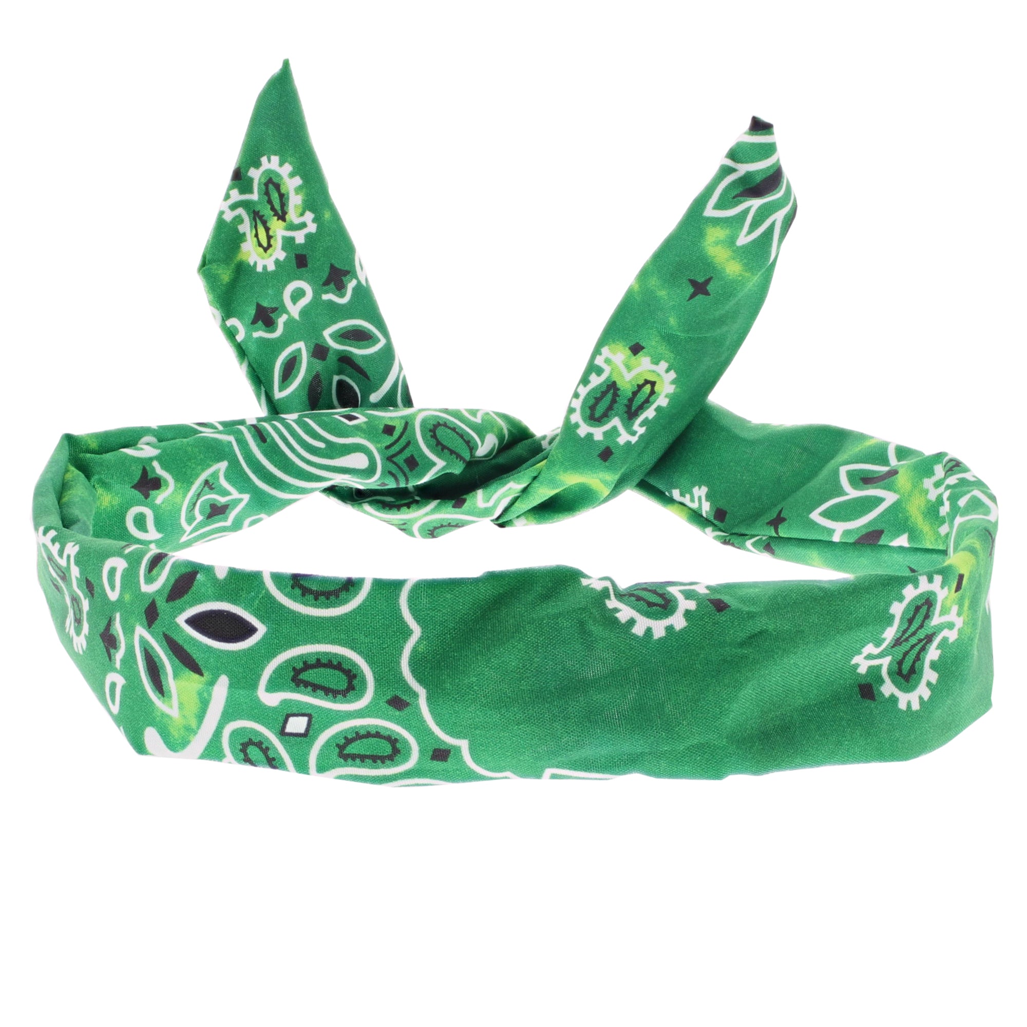 Acid Wash Paisley Print Wire Headband