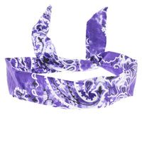 Acid Wash Paisley Print Wire Headband