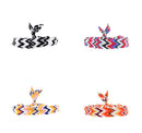 Multi Zig Zag Print Wire Headband
