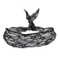 Lace Floral Print Wire Headband