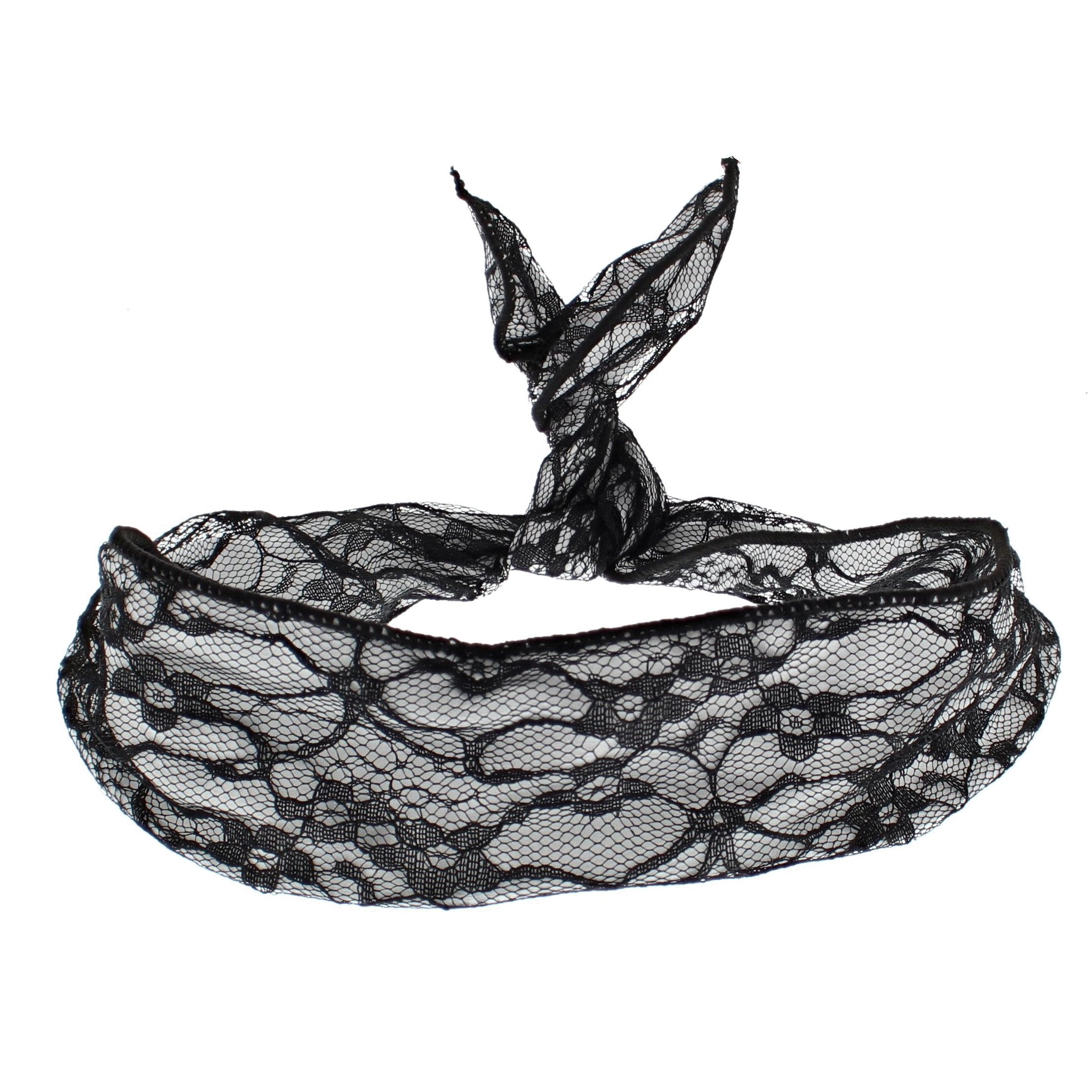 Lace Floral Print Wire Headband