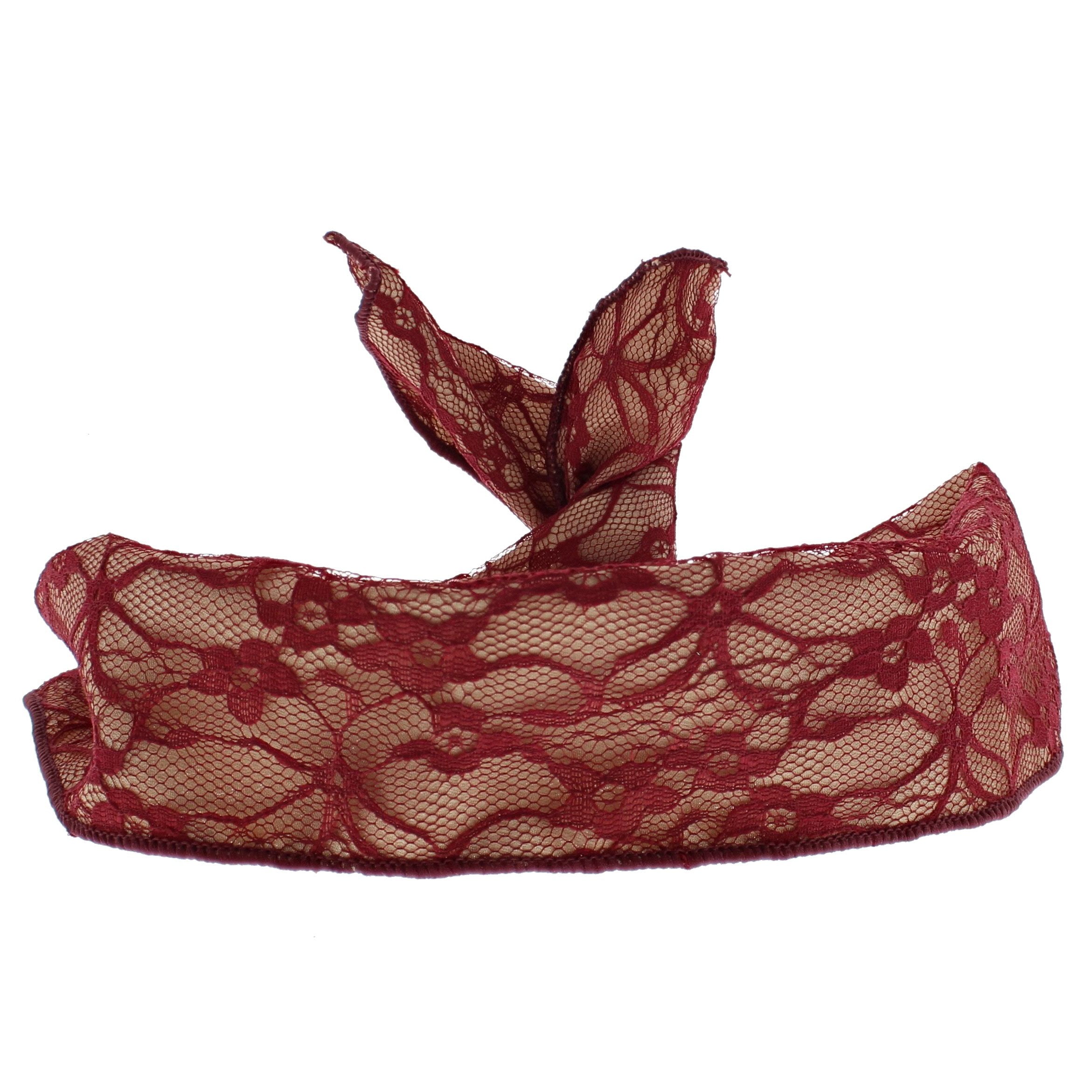 Lace Floral Print Wire Headband