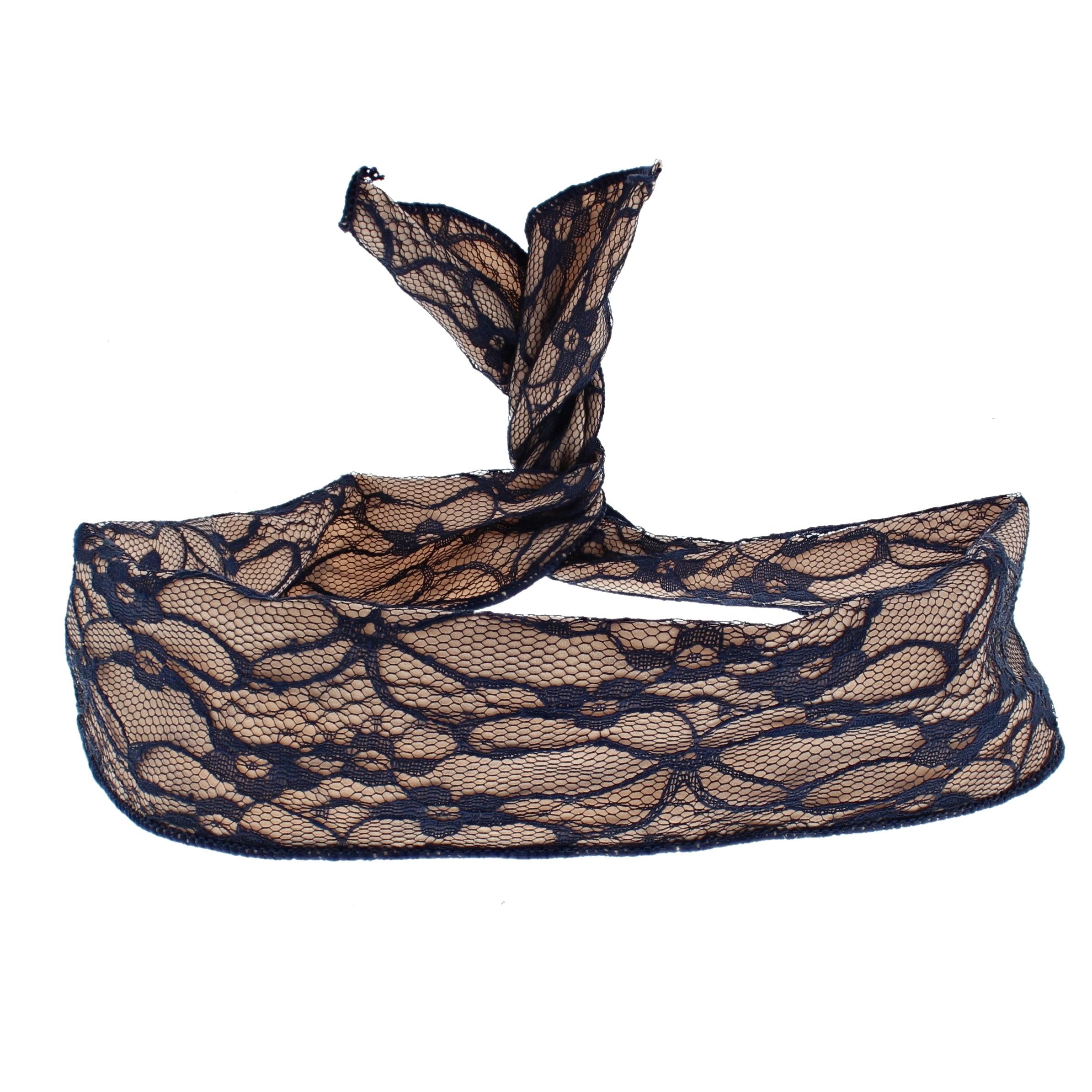 Lace Floral Print Wire Headband