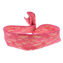 Lace Floral Print Wire Headband