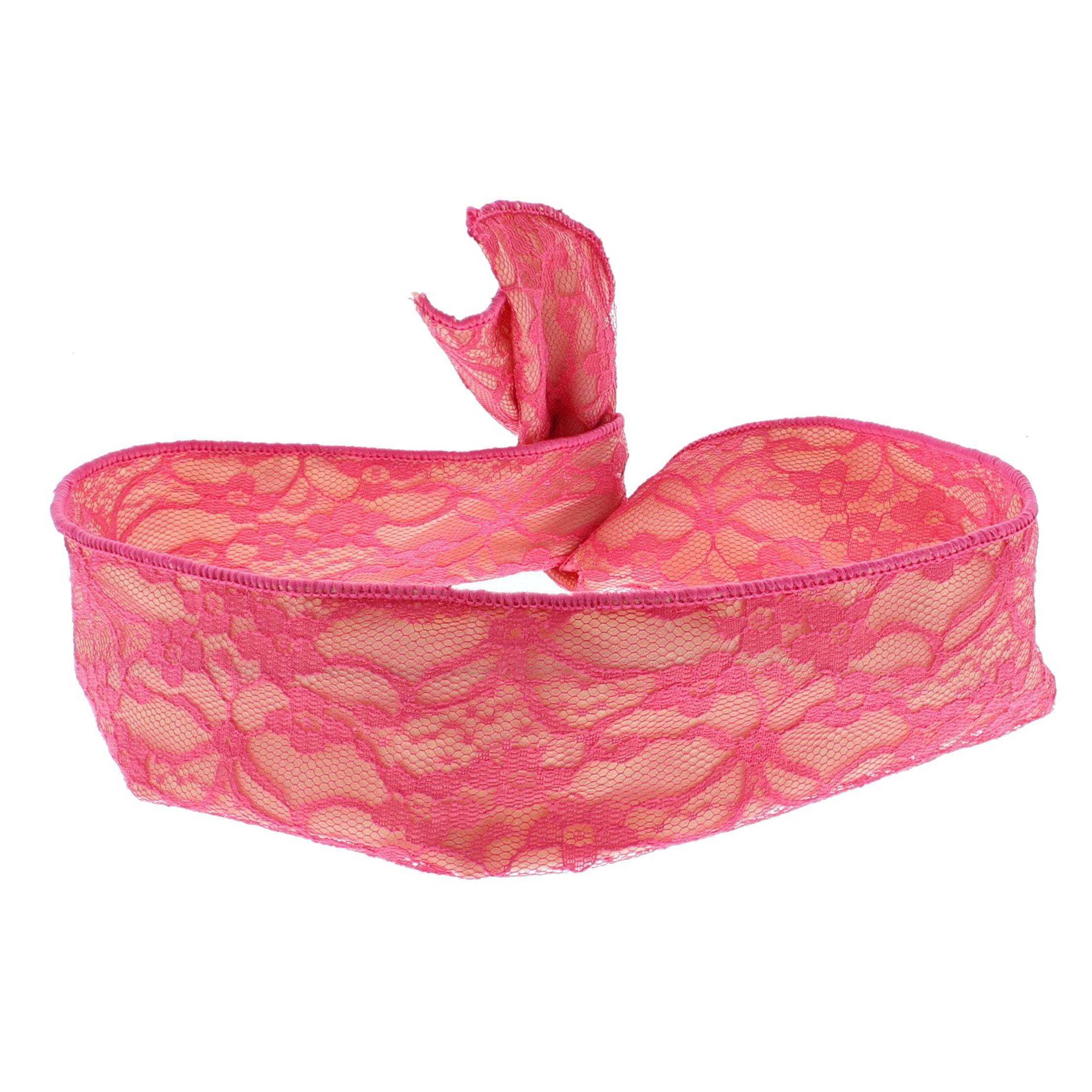 Lace Floral Print Wire Headband