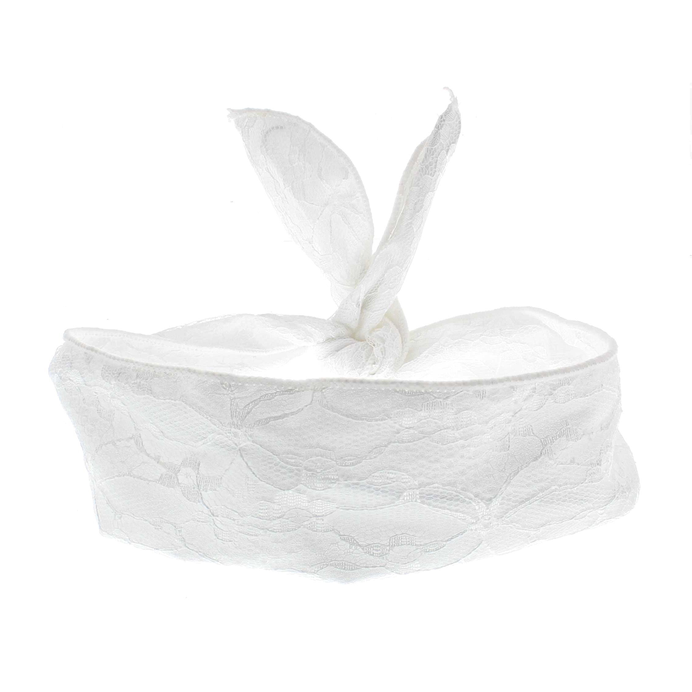Lace Floral Print Wire Headband