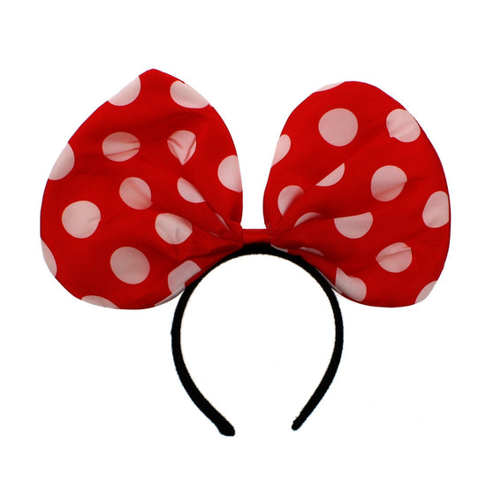 Large Polka Dot Bow on Aliceband