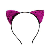 Sequin Cat Ears Headband