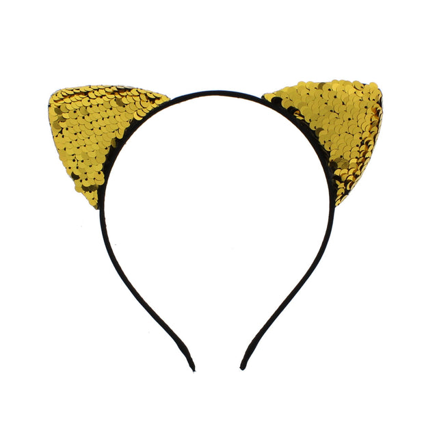 Sequin Cat Ears Headband