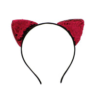 Sequin Cat Ears Headband
