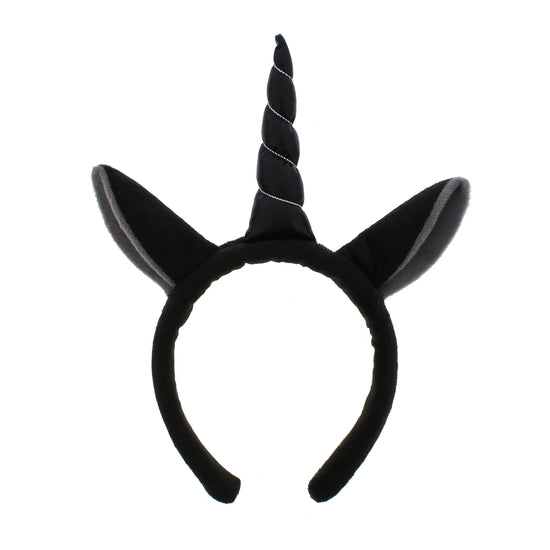 Black Unicorn Headband