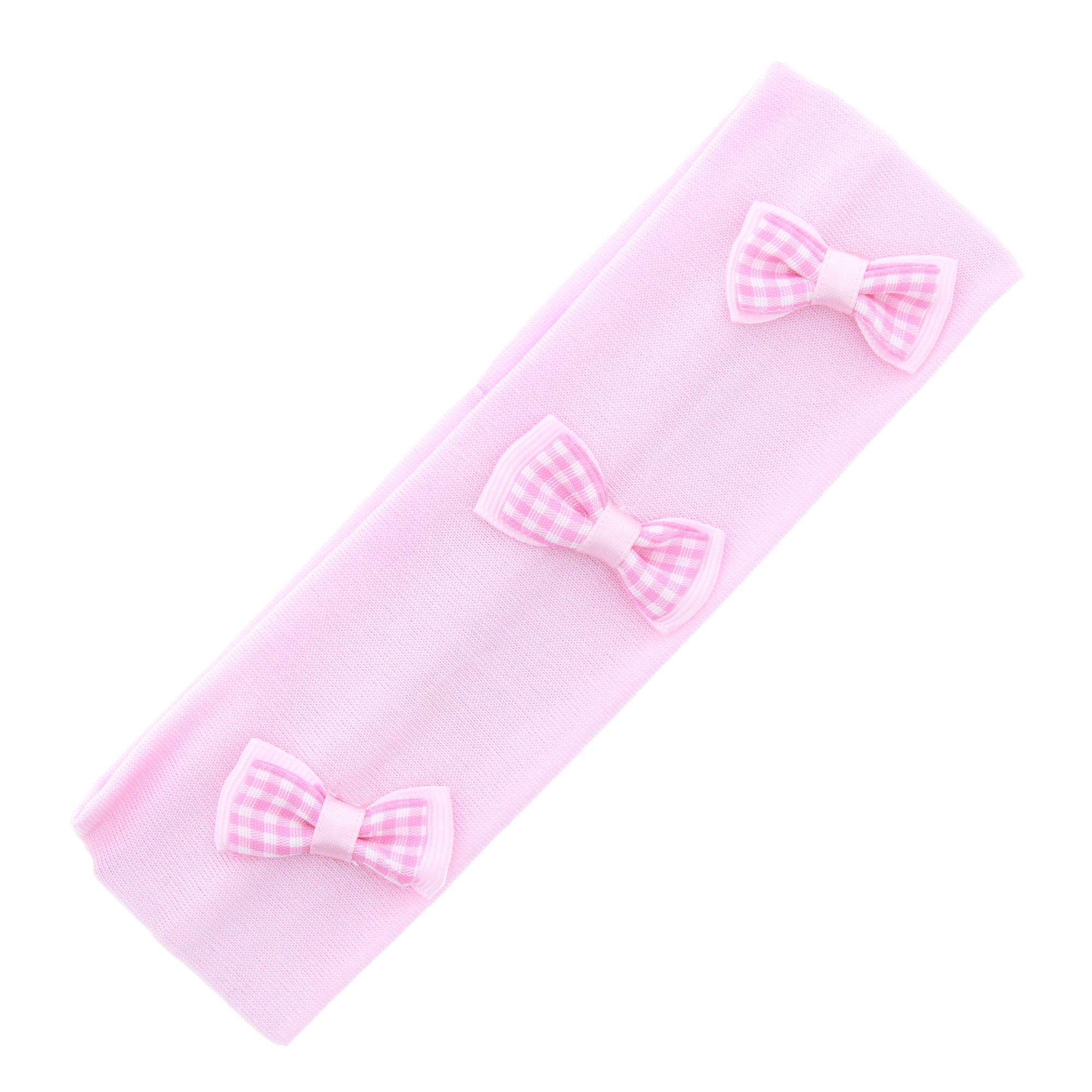 Baby/ Kids Headband with 3 Gingham Bow