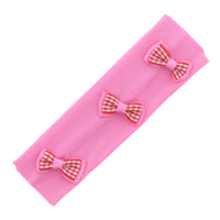 Baby/ Kids Headband with 3 Gingham Bow