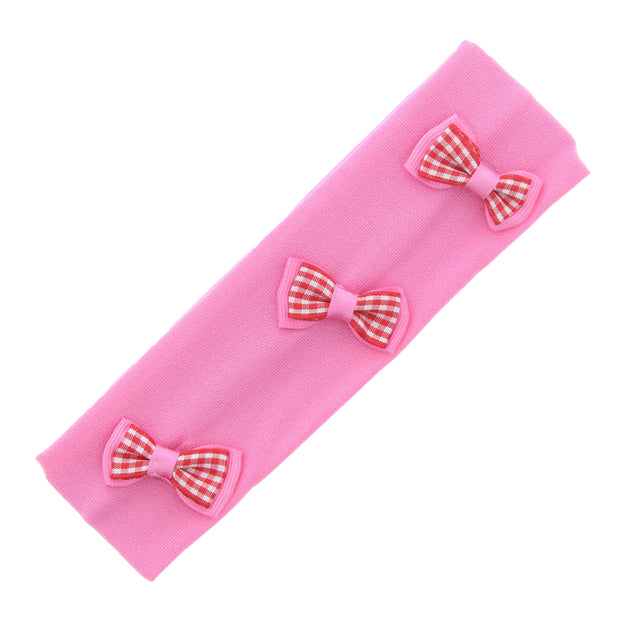Baby/ Kids Headband with 3 Gingham/ Checkered Bow
