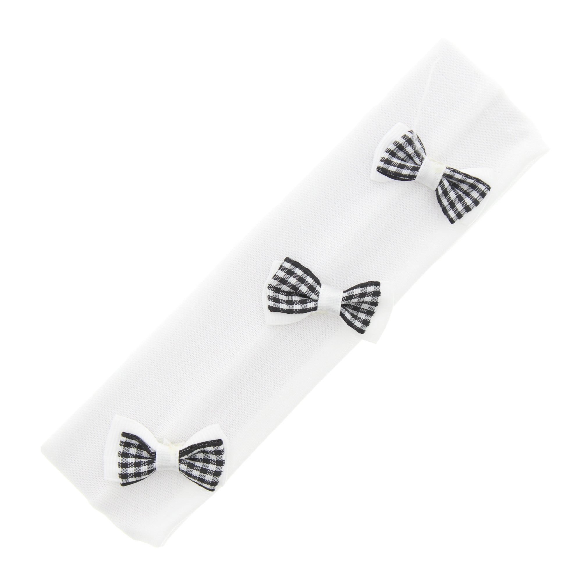 Baby/ Kids Headband with 3 Gingham Bow