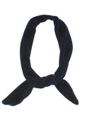 Navy Blue Luxury Velvet Wire Headband