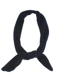 Navy Blue Luxury Velvet Wire Headband