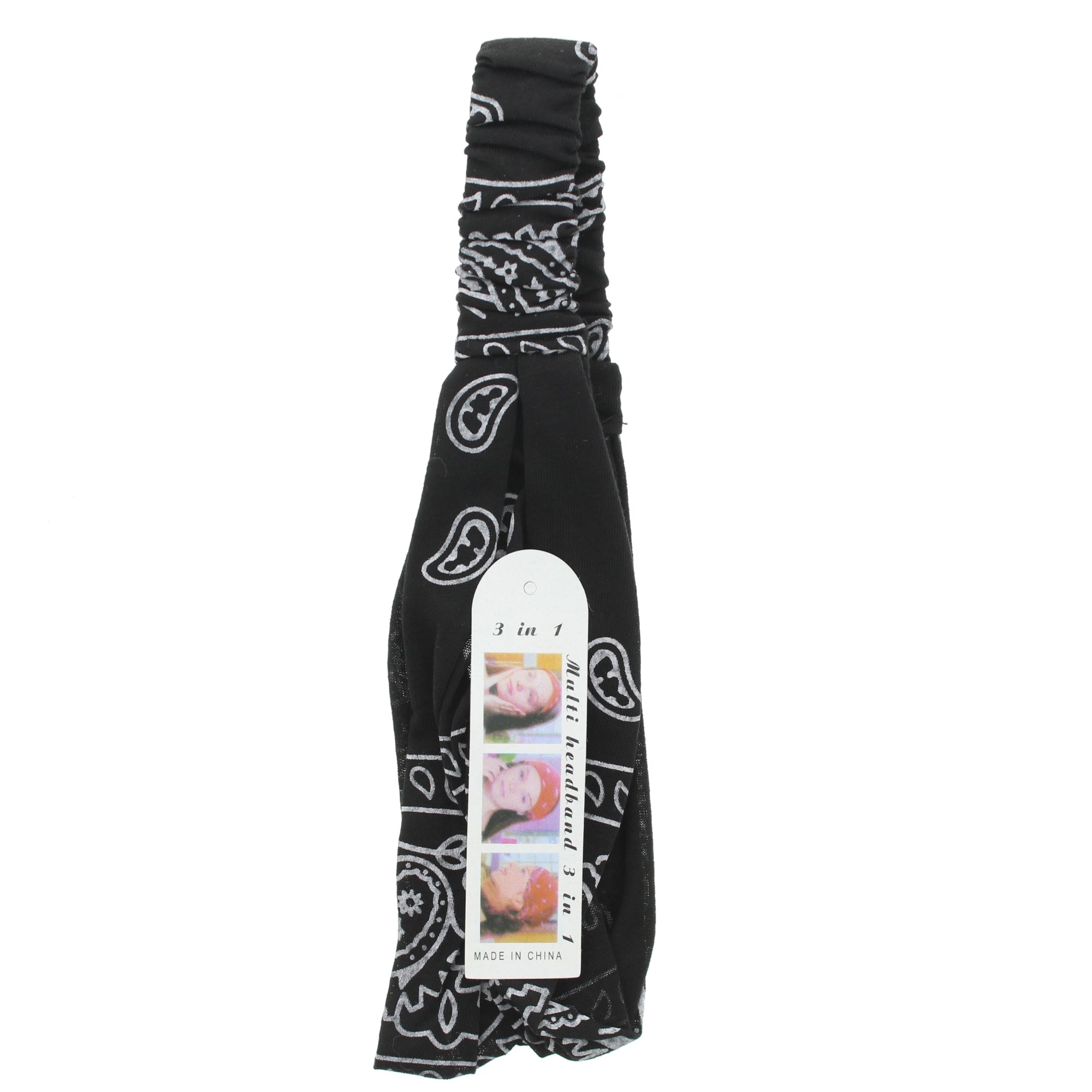 Paisley Print 3 in 1 Headband