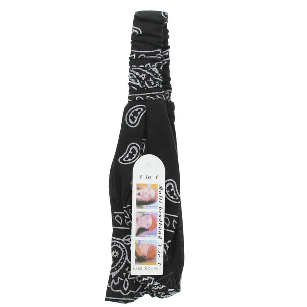 Paisley Print 3 in 1 Headband