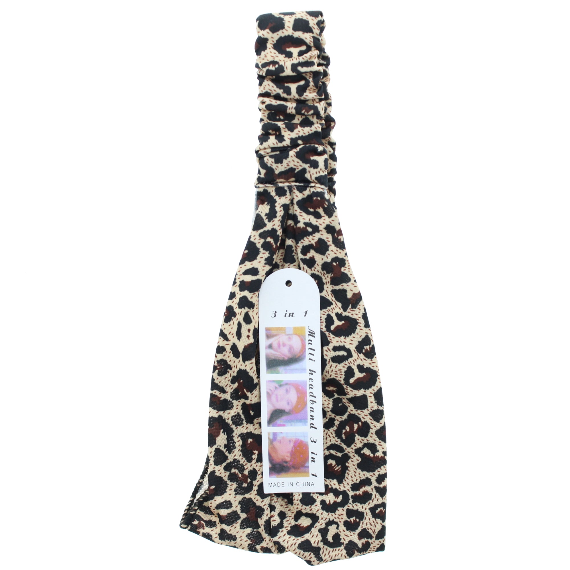 Leopard 3 in 1 Headbands