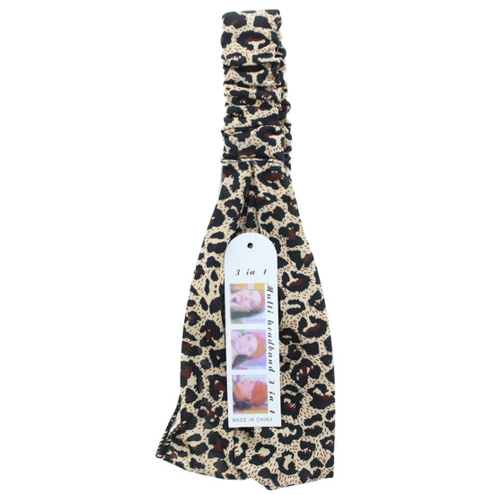 Leopard 3 in 1 Headbands