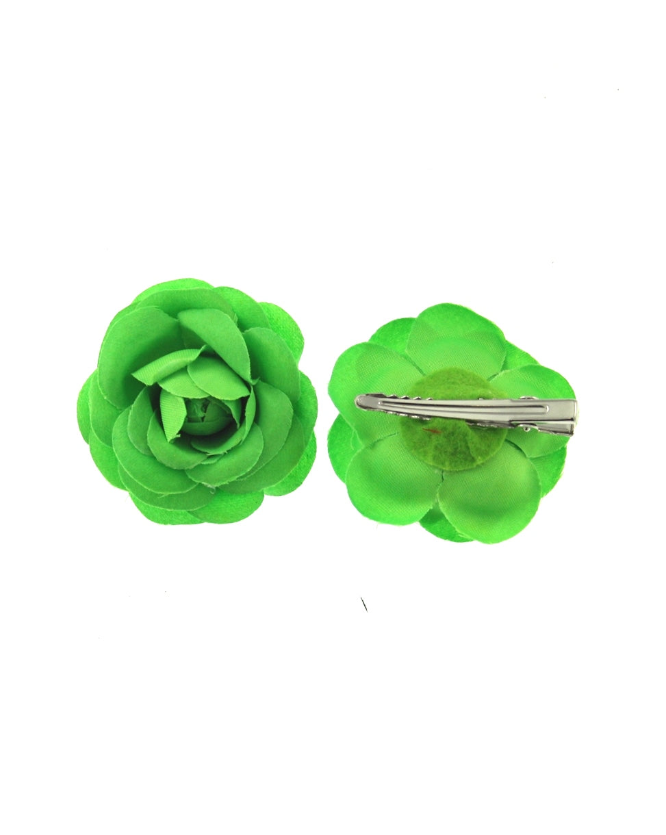 Pair of Rose Flowers on Concord Hair Clip