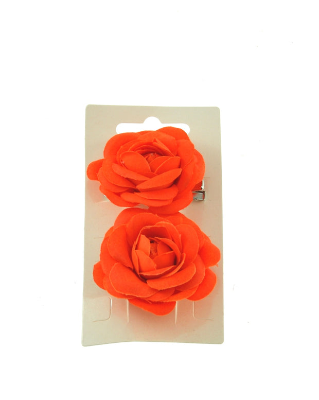 Pair of Rose Flowers on Concord Clip