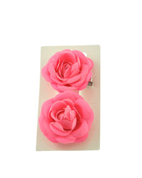 Pair of Rose Flowers on Concord Hair Clip